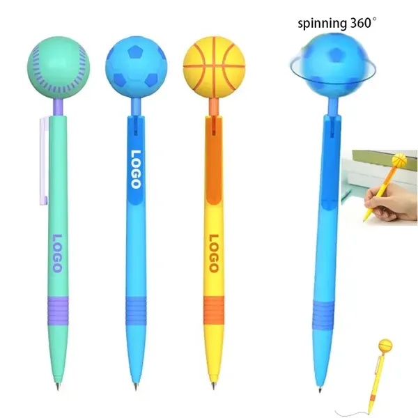 Sports Spinner Head Ballpoint Pen