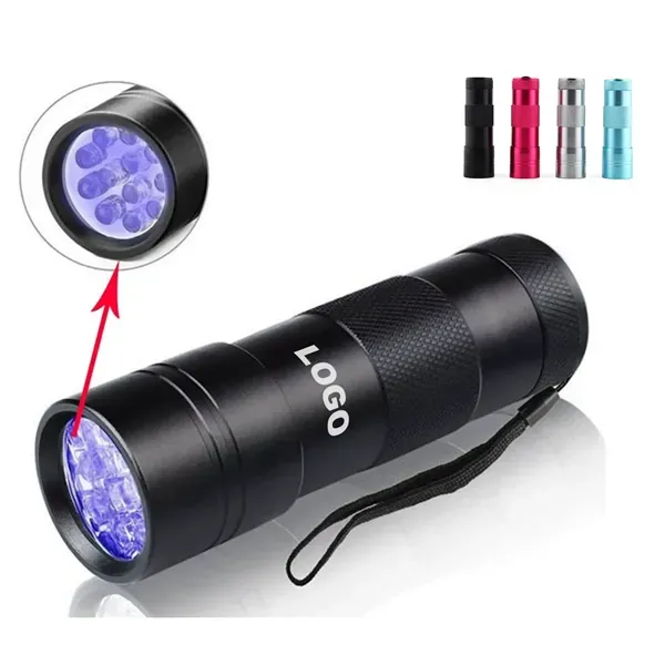 UV 12 LED Flashlight