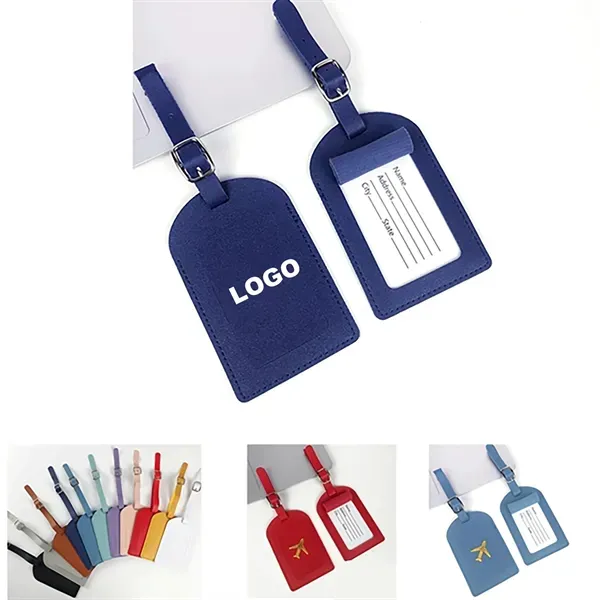 PU Leather Luggage Tag