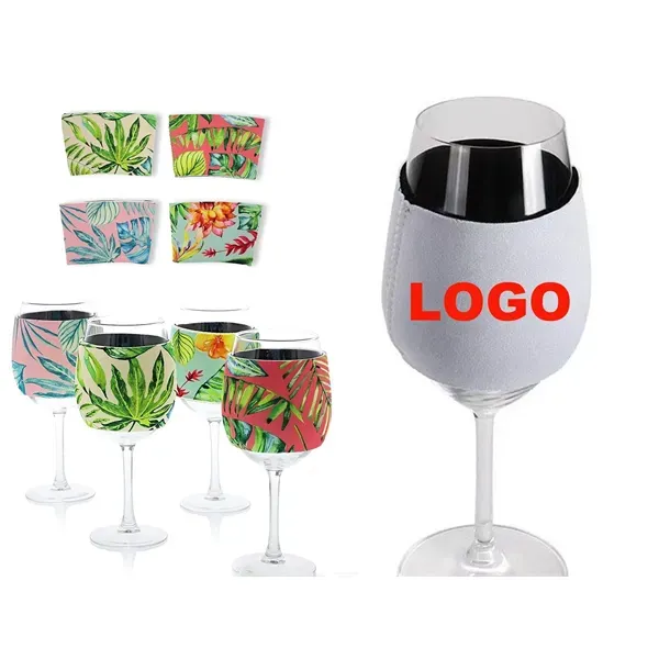 Neoprene Wine Glass Insulated Sleeve