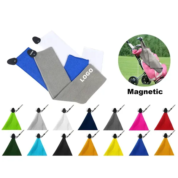 Magnetic Microfiber Golf Towels