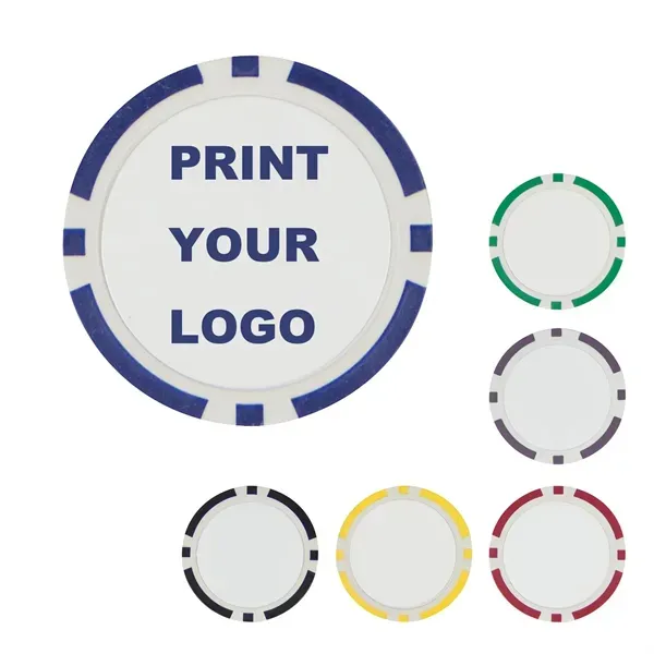 Poker Chip Golf Ball Marker