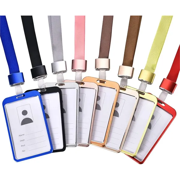 Aluminum Alloy Work MetalCertificate Card Badge Holder