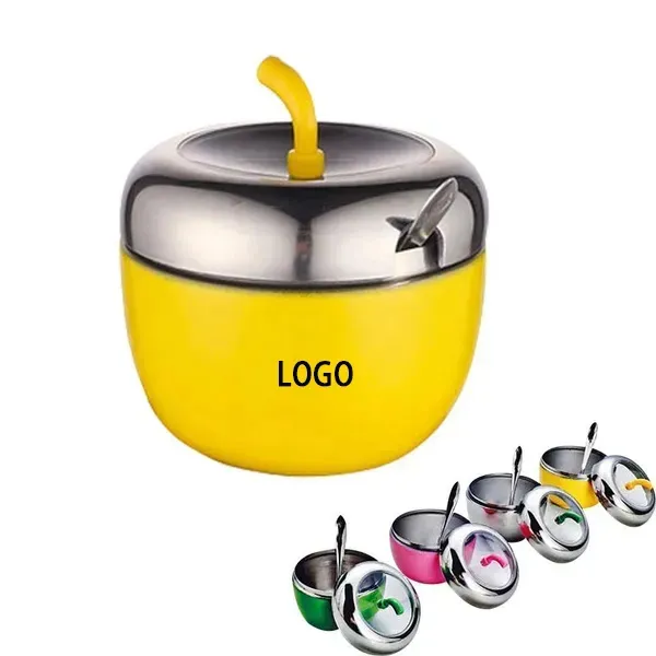 Apple Shaped Spice Jar