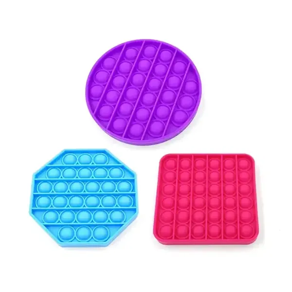 Silicone Push pop Bubble Fidget Toy Relieve Emotional Stress