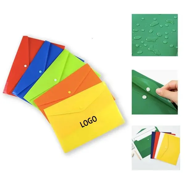 Clear Plastic Envelope File Pocket