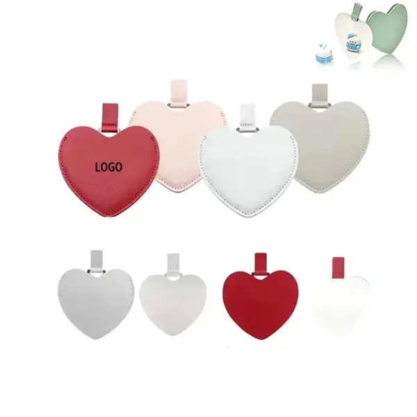 Stainless Steel Makeup Mirror With PU Case