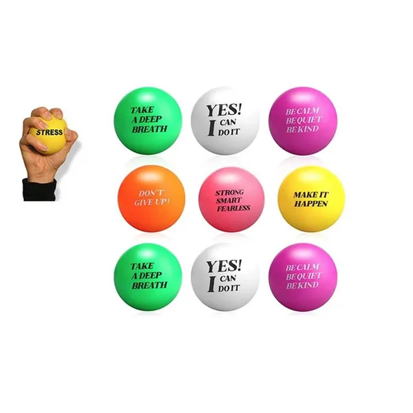 Round PU foam Stress Reliever