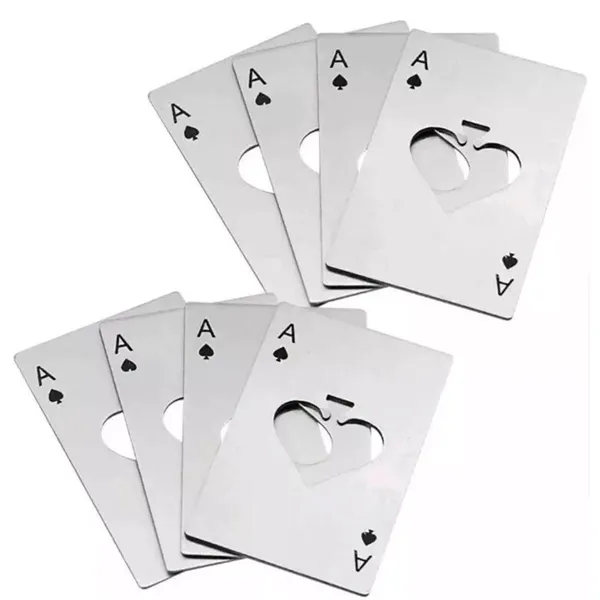 Poker Card Bottle Opener
