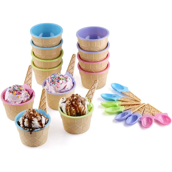 Ice Cream Bowl Spoon Set