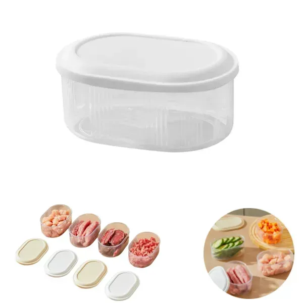 Custom Logo Food Grade Freezer Storage Containers