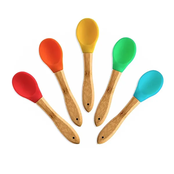 Silicone wooden spoon