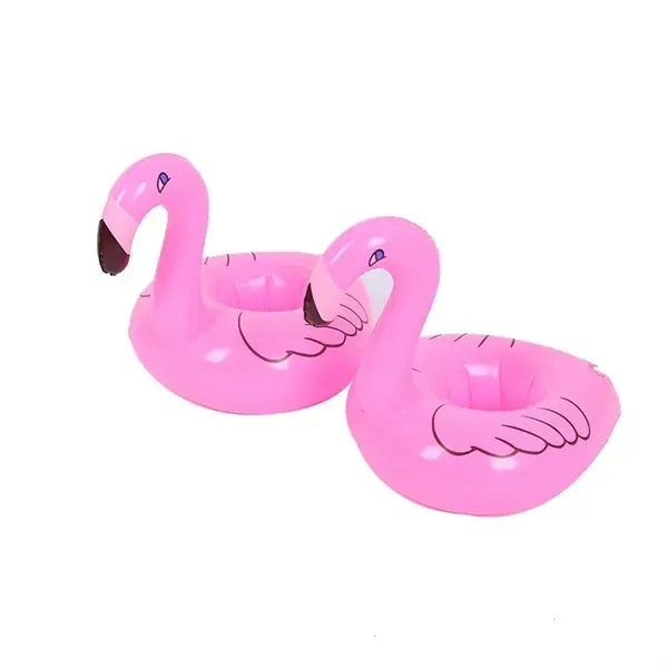 Flamingo inflatable coasters