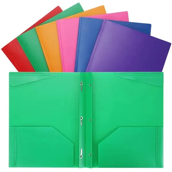 2 Pocket Folders with Fasteners