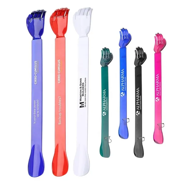 Plastic Back Scratcher with Shoe Horn