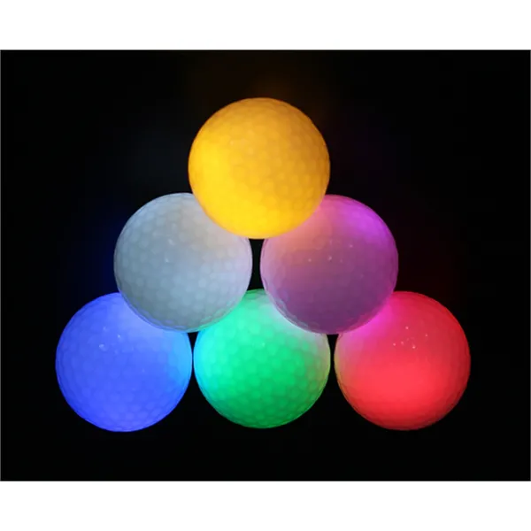 LED golf balls