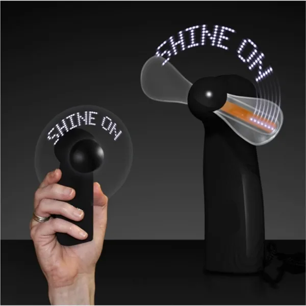 LED Flashing Message Fan