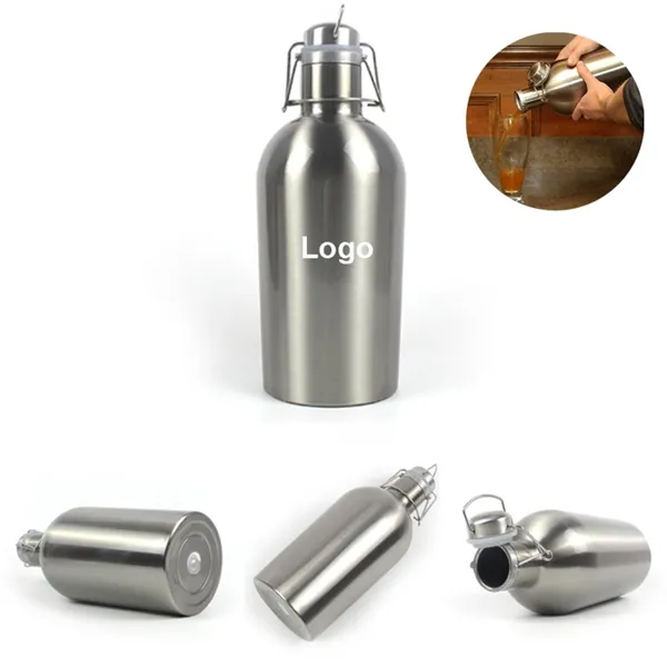 64 Oz. Stainless Steel Beer Growler