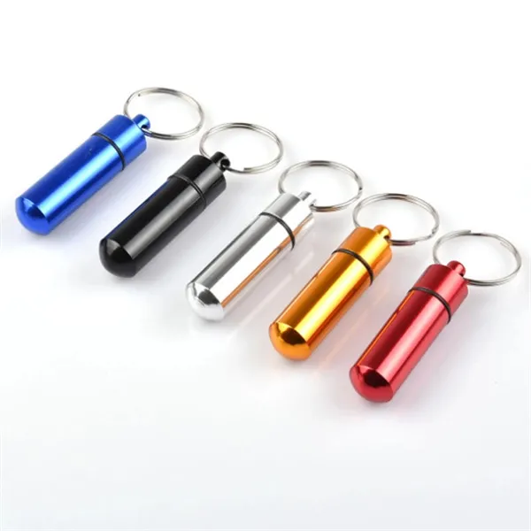 Waterproof Keychain Pill Container