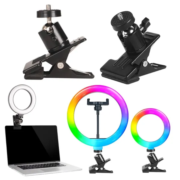 Dimmable Desktop Lamp LED Ring Light