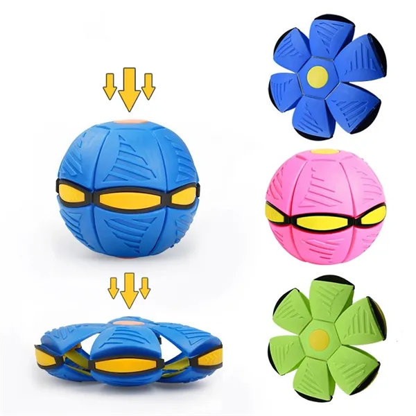 Magic Flying Saucer Ball Toys With LED Lights