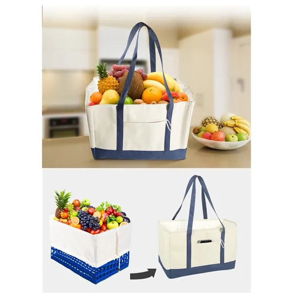 Oxford Cloth Tote Bag Household Goods Sorting Storage Basket