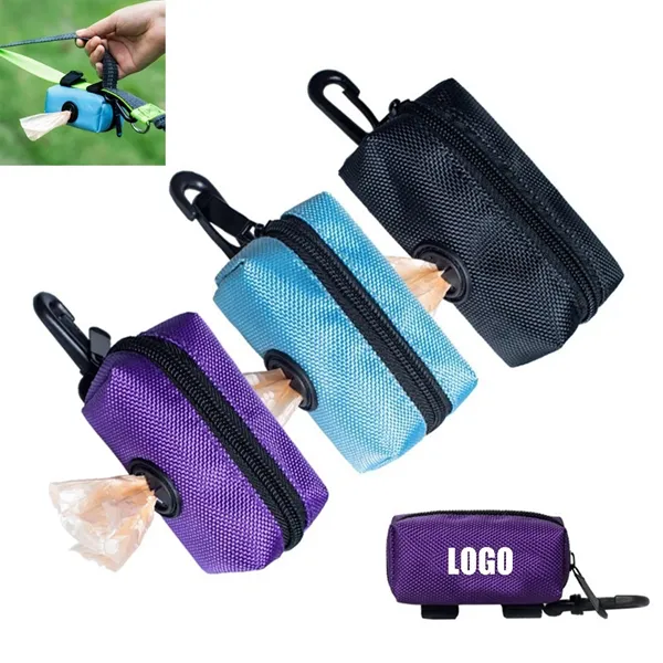 Dog Poop Bag Pouch Leash Attachment