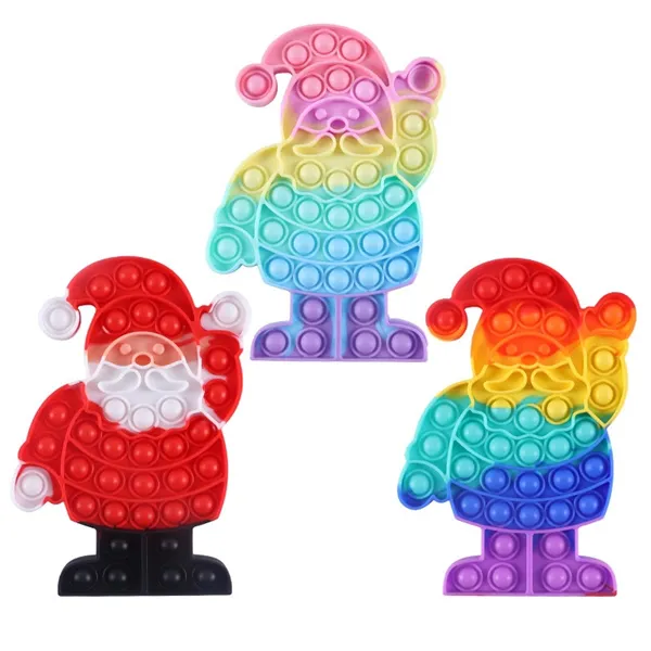 Christmas Santa Claus Push Bubble Fidget Toys