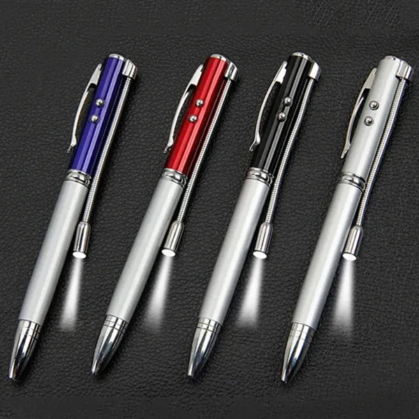 4 in 1 Multifunction Ballpoint Pen with Led Light