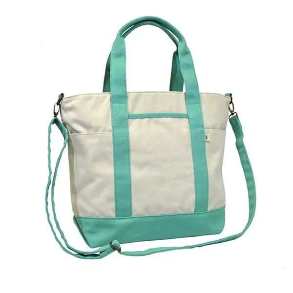 Custom Canvas  shoulder straddle handbag tote bag