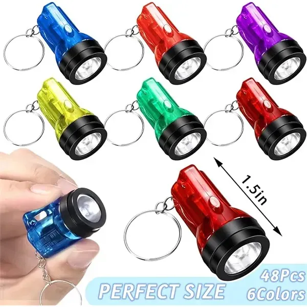 Keychain with Mini Flashlight