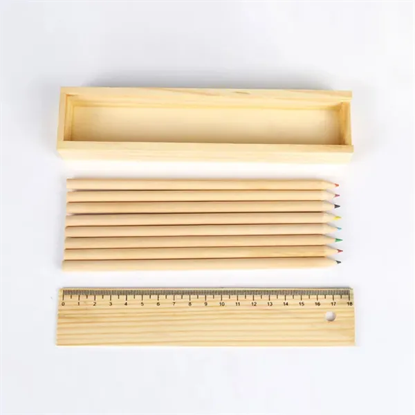 Luxury Wooden Pencil Set - 12 colors