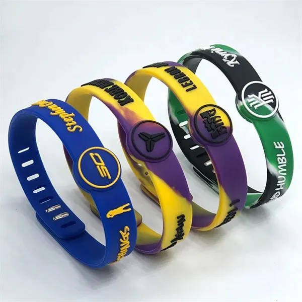 Custom Unisex Rubber Wristband Silicone Bracelets