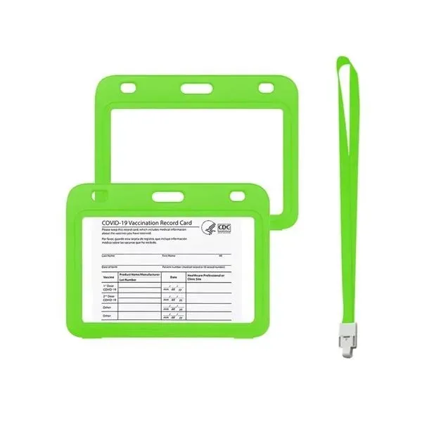 Vaccine Card Holder With Lanyard
