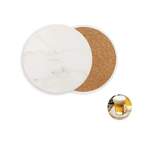 Round Absorbent Coaster