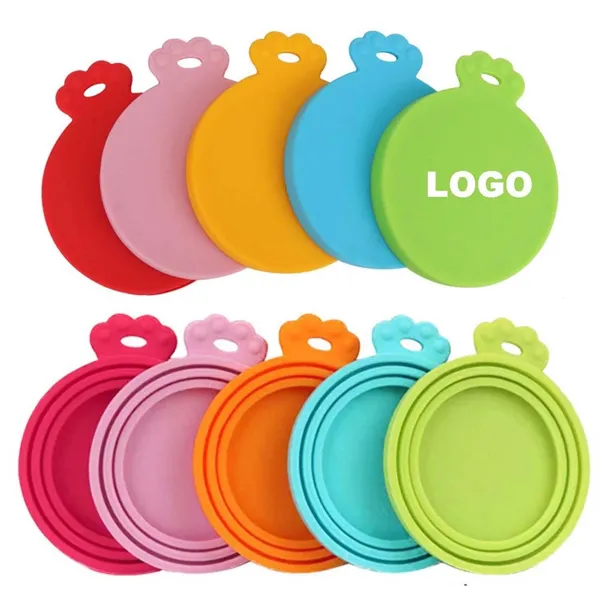 Silicone Food Can Lids Covers for Dog and Cat 