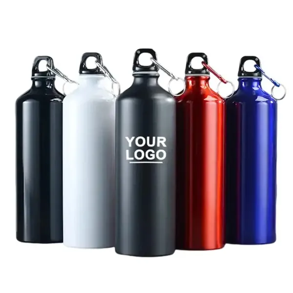 25 Oz. Aluminum Water Bottle w/Carabiner