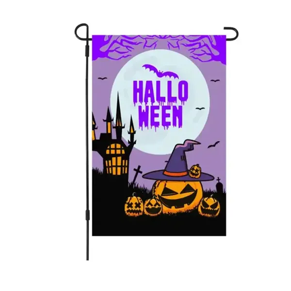 Halloween Garden Flag Trick or Treat Sign