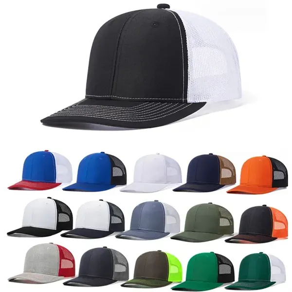 6 Panel Mesh Snapback Cap