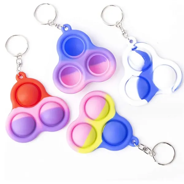 Push Bubble Keychain
