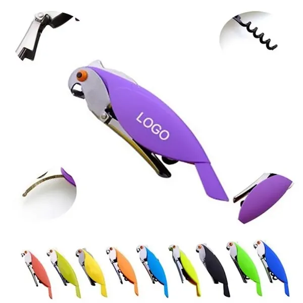 Parrot-shaped Multi-functional Stainless Steel Wine Opener
