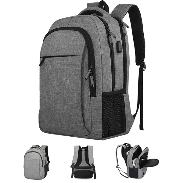 Large Travel Laptop Backpack with USB Charging Port