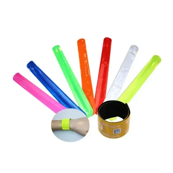 Reflective running gear slap bands