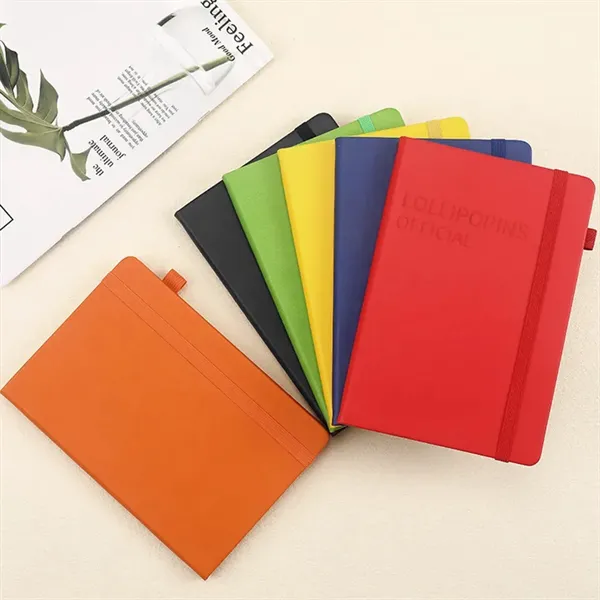 A5 Creative Business Office Notebook Leather Strap