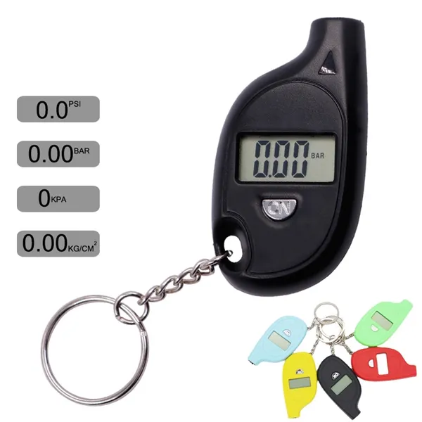 Digital Tire Gauge Keychain