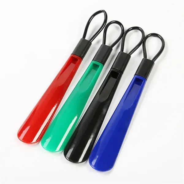 Plastic Handled Shoehorn w/Loop