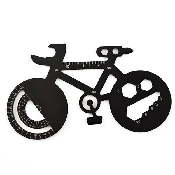 7-in-1 Multi Functional Bicycle Shaped Tool With Bottle Open