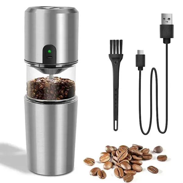 3 In 1 Electric Coffee Grinder Filter Cup