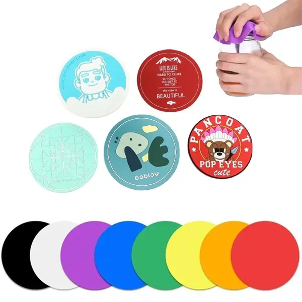 Silicone Gripper Pads Non-Slip Jar Opener Round Coaster