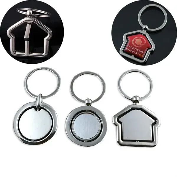 House Shaped Revolving Keytag